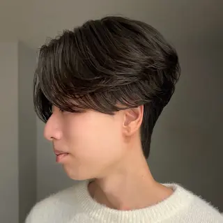 メンズ GO TODAY シェアサロン原宿 Verno所属・センターパート特化/ メンズカット/ヒロキのヘアスタイル