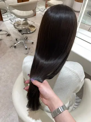 ロング カラー 渋谷/韓国レイヤー/ 艶カラー/nanoのヘアスタイル