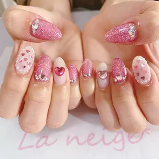ネイル La neige* yuki 🥯🍑のネイルデザイン