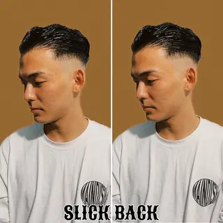 ミディアム パーマ メンズ &CREW スタッフのヘアスタイル