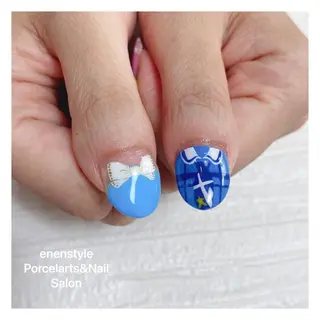 ミディアム ネイル 👑enen style👑のネイルデザイン