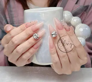 ロング Bling Salonのネイルデザイン