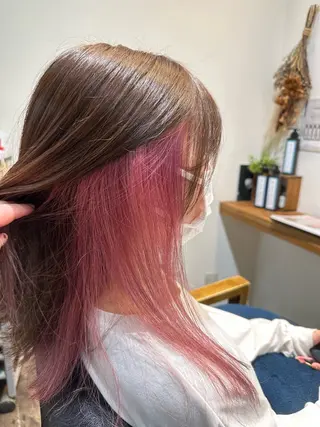 セミロング カラー 丸山 莉杏のマツエク・マツパデザイン