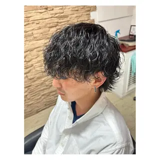 パーマ メンズ メンズパーマ 次元のヘアスタイル