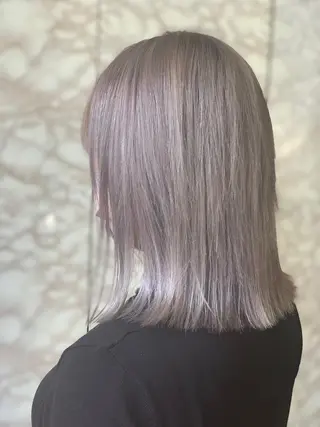 ミディアム カラー グレージュカラー🤎 mai🤎のヘアスタイル