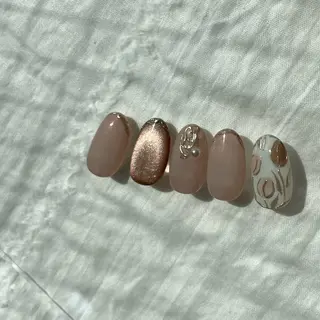 ネイル ざんねん負け犬ちゃん 南堀江のネイルデザイン