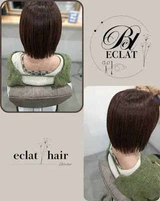 ショート カラー eclat hairのヘアスタイル