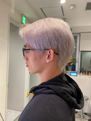 カラー メンズ 京都美容師 塩のヘアスタイル