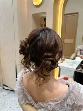 ヘアアレンジ あかね☆ヘアアレンジ /ボブ/縮毛矯正のヘアスタイル