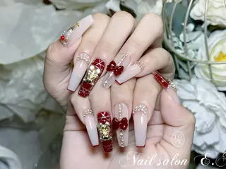 ネイル E.N🦋 長さ出し/持ち込みのネイルデザイン