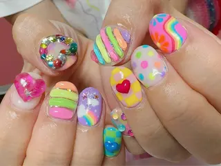 ネイル Nail Atelier IamI所属・アイアムアイ 大村磨衣のネイルデザイン