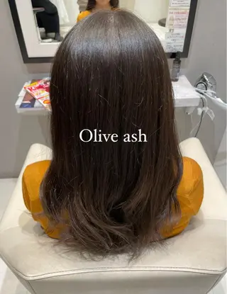 ロング カラー k-twoたき✨艶感 カラー／美髪矯正のヘアスタイル