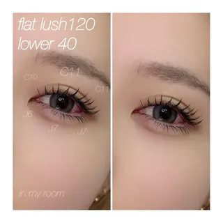 マツエク・マツパ ☽𝘀𝗵𝗶 𝘀𝗵𝗶☽のマツエク・マツパデザイン