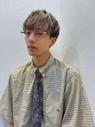 カラー メンズ レイヤーカット ♥kanaのヘアスタイル