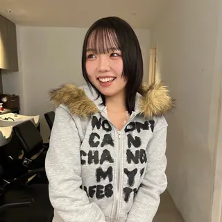 ミディアム Halo所属・ショートカットモデル IKUMI🎀のヘアスタイル