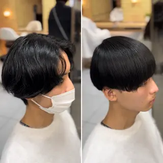 ショート パーマ メンズ 🔮メンズ縮毛矯正 毛流れパーマ💎竹永のヘアスタイル