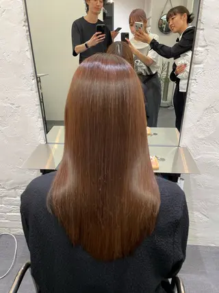 セミロング 田淵 愛里のヘアスタイル