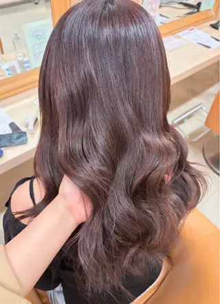 ロング カラー aoi /ニュアンス /透明感カラーのヘアスタイル