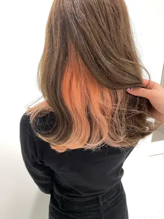 ロング カラー GO TODAY SHARE SALON 原宿本店所属・ブリーチ/ハイトーン 艶カラー/ユリナのヘアスタイル