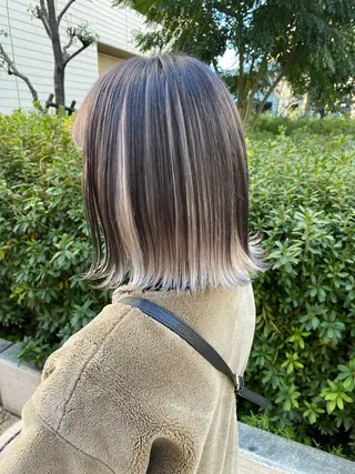 ミディアム カラー 🧡色落ちまで2度綺 麗なカラー🧡ヨシキのヘアスタイル