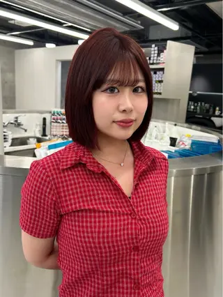 ミディアム カラー カラー/エクステ 🤍ルナのヘアスタイル