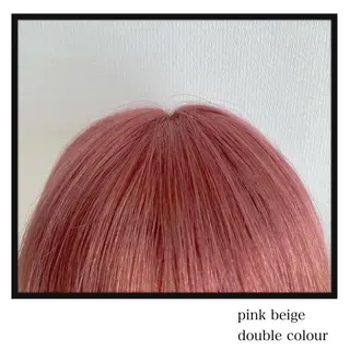 ミディアム カラー 美髪ストレート 川本雄己のヘアスタイル