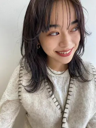 ミディアム カラー ralme/sol 髙橋一哉のヘアスタイル