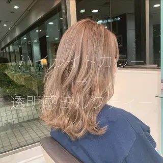 セミロング Aem.所属・あすか Aem.カラーリストのヘアスタイル