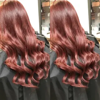 ロング カラー ヘアアレンジ 下妻 カラーエクステ難波のヘアスタイル