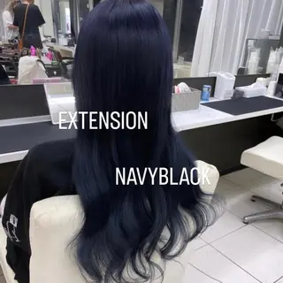 ロング カラー エクステ🩵ブリーチ 韓国ヘア🩵KAEのヘアスタイル