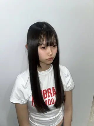 ロング カラー little×RINNE栄【リトルリンネ】所属・のえる/透明感カラー /リトルリンネ/栄のヘアスタイル