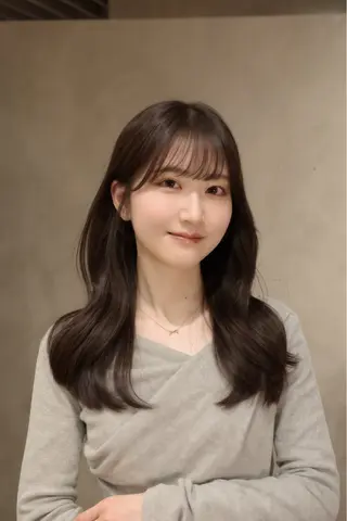 セミロング 美顔形成カット|青山 髪質改善|三浦秀太郎のヘアスタイル