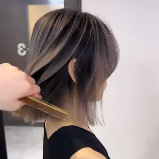 ミディアム カラー Ren. 🦋デザインカラーのヘアスタイル
