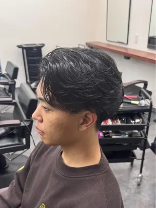 パーマ メンズ 柏メンズカットパーマ NO.1タイチのヘアスタイル