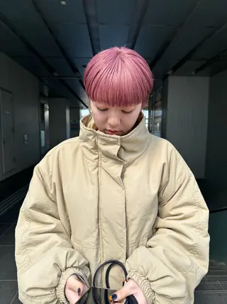 ショート カラー 🫧ブリーチカラー/ ボブ🫧madokaのヘアスタイル