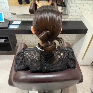 セミロング 🎀ヘアアレンジ 🎀ななみのヘアスタイル