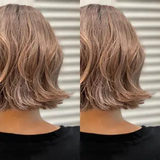 ミディアム カラー Snaly カラー特化ページのヘアスタイル