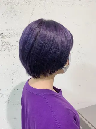 ショート カラー 310【サンイチマル】所属・透明感ハイトーン🦄 キラ🌈のヘアスタイル