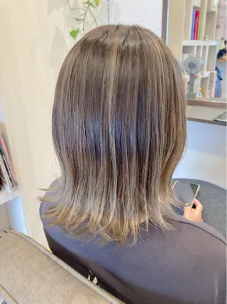 セミロング mu-kicii 三鷹店所属・撮影モデル募集中☆ オグリヤスエのヘアスタイル