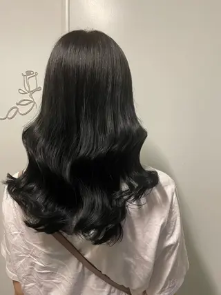 セミロング カラー La fith hair ray 札幌店所属・顔まわり/W カラー/リョウのヘアスタイル