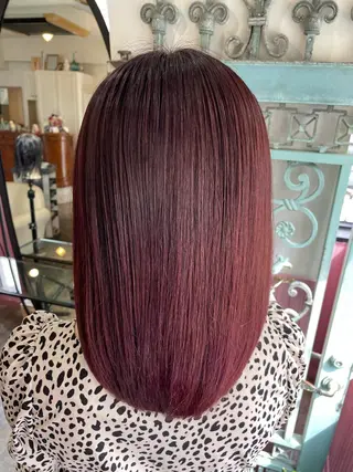 ミディアム カラー パーマ ヘアアレンジ メンズ 表参道Lise おおいしおりのヘアスタイル