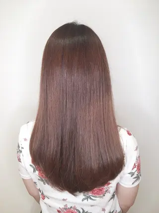 セミロング 透明感✨️艶カラー 井戸大喜のヘアスタイル