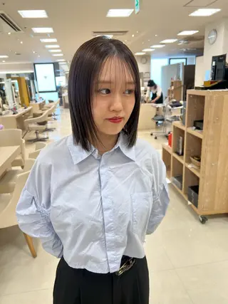 ショート カラー ハイトーン/ウルフ /レイヤー/坂野幸伸のヘアスタイル