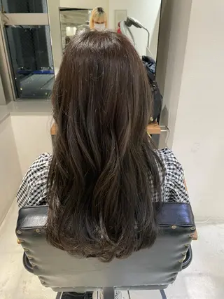 セミロング カラー Cosmepot所属・戸川凜音 とがわりんねのヘアスタイル