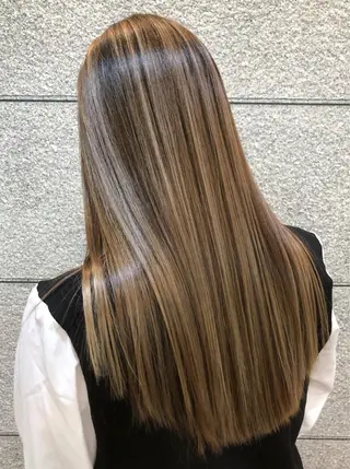 ロング カラー olino 【オリノ】西田辺のヘアスタイル