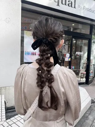 ロング ヘアアレンジ 🩰モテ艶girly ヘア🪽彩香‎🪡⟡のヘアスタイル