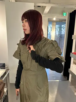 セミロング ボブ/似合わせカット /ニュアンスカラーのヘアスタイル