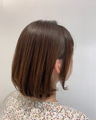 ミディアム 縮毛矯正、髪質改善／ 松田 龍之介のヘアスタイル