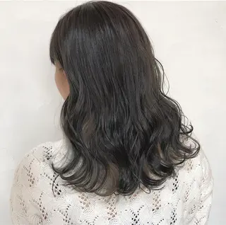ミディアム カラー hair salon Ranun髪質改善のヘアスタイル