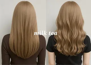 カラー ブリーチモデル/栄/ さあらのヘアスタイル